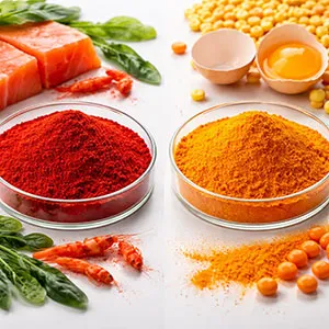 ¿Cuál es la diferencia entre astaxantina y cantaxantina?