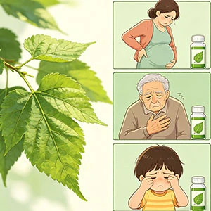 ¿Quién no debería tomar extracto de hoja de morera?
